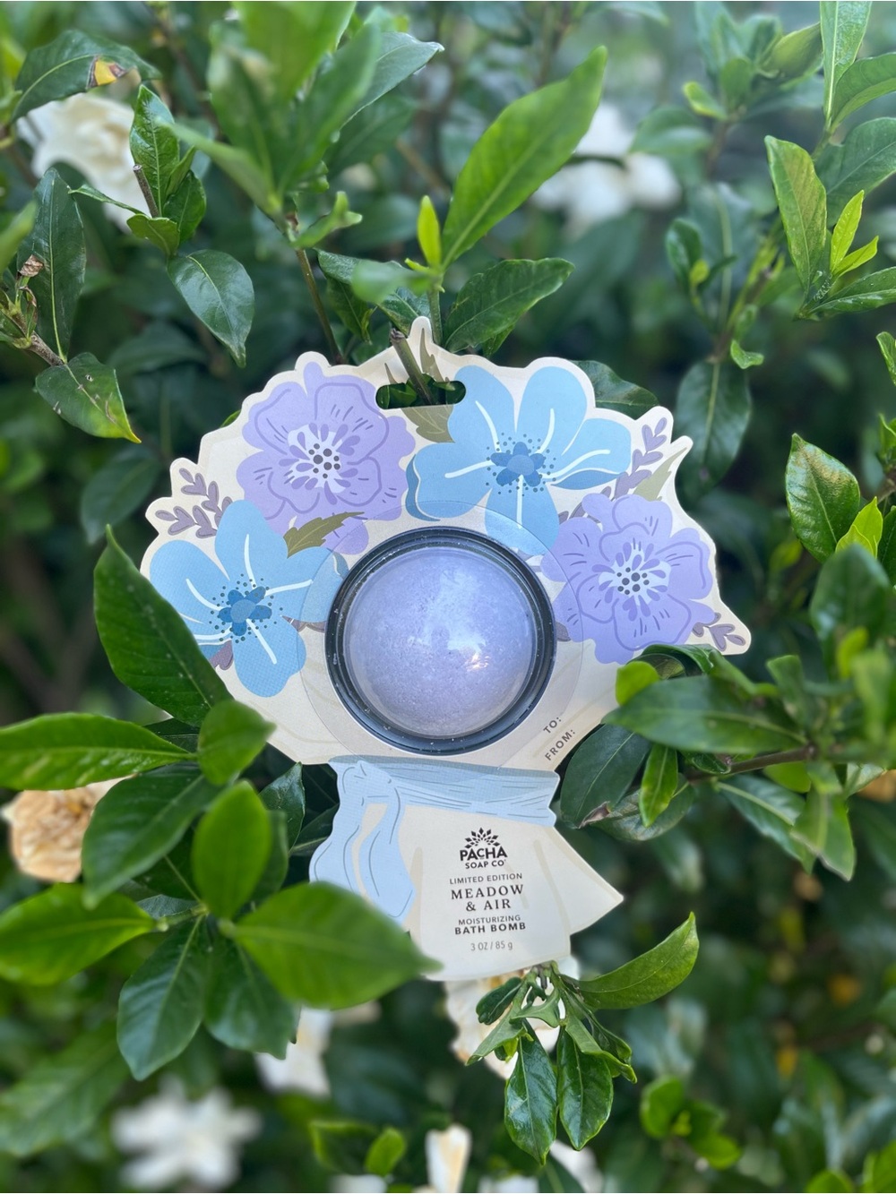 Pacha Meadow & Air Lavender Bath Bomb - Soft Purple Relaxation